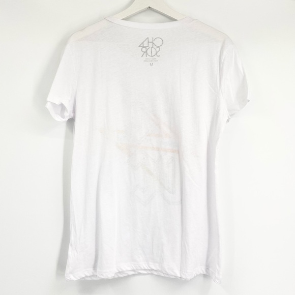 NWT Chaser AC/DC Highway to Hell Lightening Bolt Graphic Band T-Shirt M - Picture 2 of 5